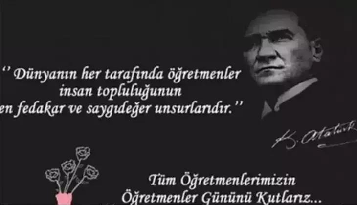 Bugünün önemi 👩🏻‍🏫👨🏻‍🏫 Öğretmenler Günü mesajı & Atatürk sözleri || 24 Kasım Öğretmenler Günü resimli mesajları