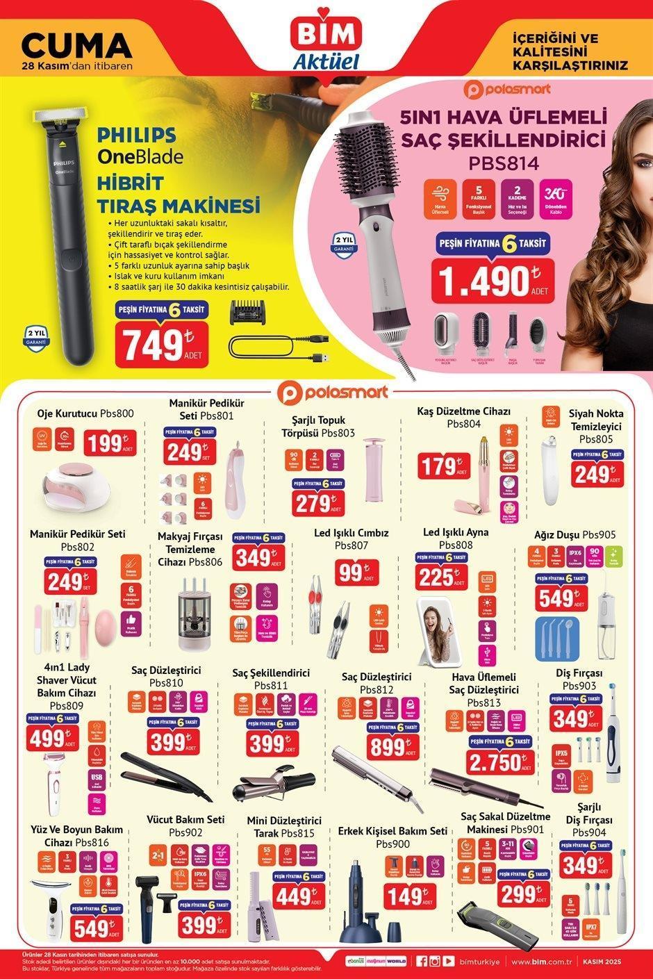28 KASIM CUMA BİM AKTÜEL ÜRÜNLER KATALOĞU