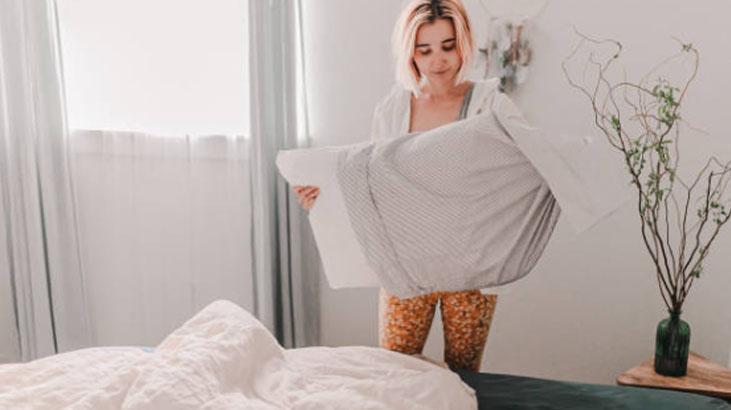 Yıkamaya gerek yok, lekeden kurtulmak çok basit Koku yayan yastığa tek çözüm