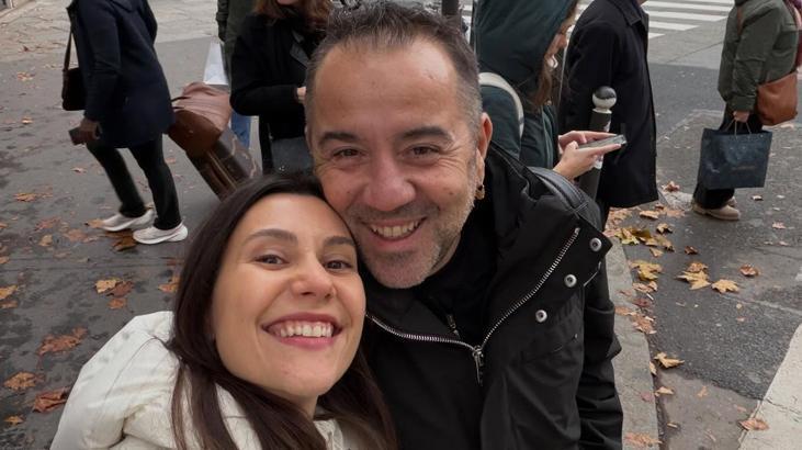 Pariste aşk başkadır Ata Demirer ve sevgilisi Dilara Alemdardan yeni kareler