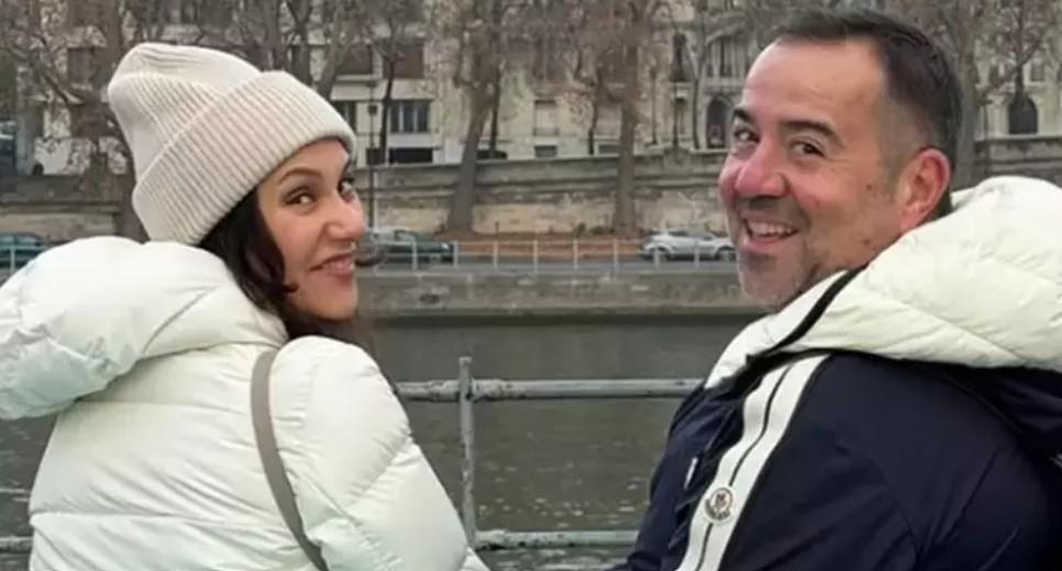 Pariste aşk başkadır Ata Demirer ve sevgilisi Dilara Alemdardan yeni kareler