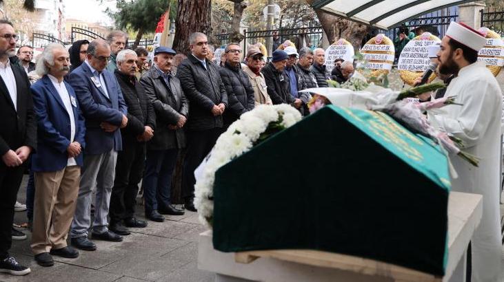 Ayakta durmakta güçlük çekti Canan Karatay eşini son yolculuğuna uğurladı