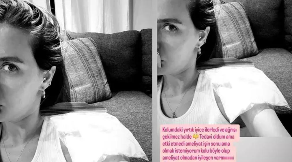 Acısı yüzünden okundu Ceyda Ateş hastaneden paylaştı: Ameliyat son seçenek
