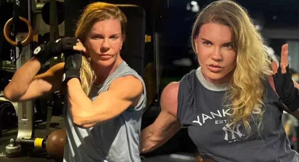 Kim der 62 yaşında diye Biricik Sudenin kaslı hali olay oldu