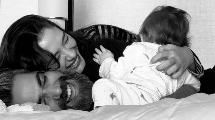 Neslihan Atagül ve Kadir Doğuludan aile pozu Tarife sığmaz