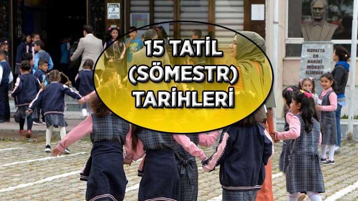 YARIYIL TATİLİ (15 TATİL) NE ZAMAN 2025-2026 eğitim öğretim yılı birinci dönem ne zaman sona erecek Karneler hangi tarihte verilecek YARIYIL TATİLİ (15 TATİL) NE ZAMAN 2025-2026 eğitim öğretim yılı birinci dönem ne zaman sona erecek Karneler hangi tarihte verilecek