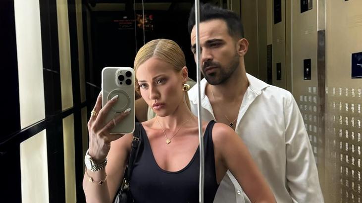 Derya Uluğ ve sevgilisinden romantik kare Dubai tatilinde aşk tazelediler