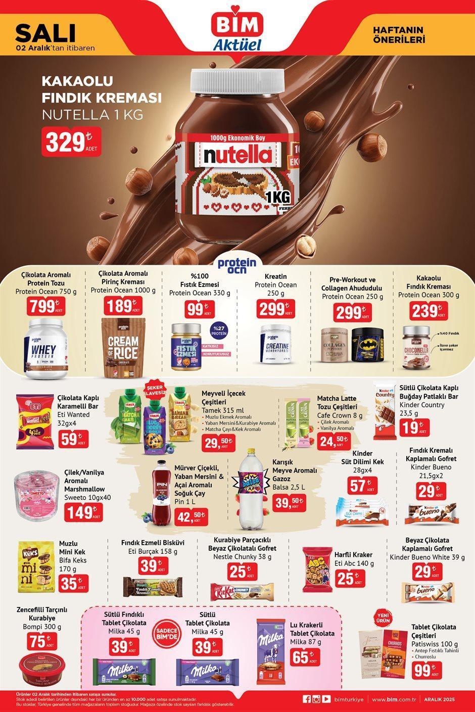 2 ARALIK SALI BİM AKTÜEL KATALOĞU