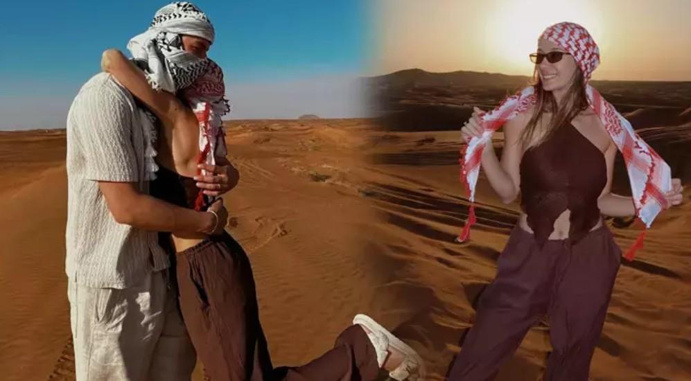 Aralarındaki yaş farkı olay olmuştu Destan çiftinden Londrada romantik poz