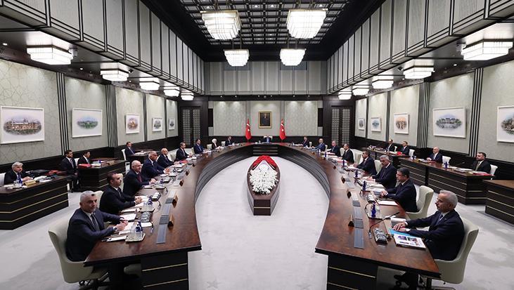 Kabine, Cumhurbaşkanı Erdoğan başkanlığında toplandı