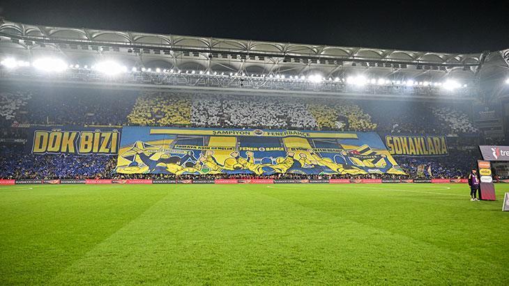 Fenerbahçe - Galatasaray karşılaşmasından görüntüler