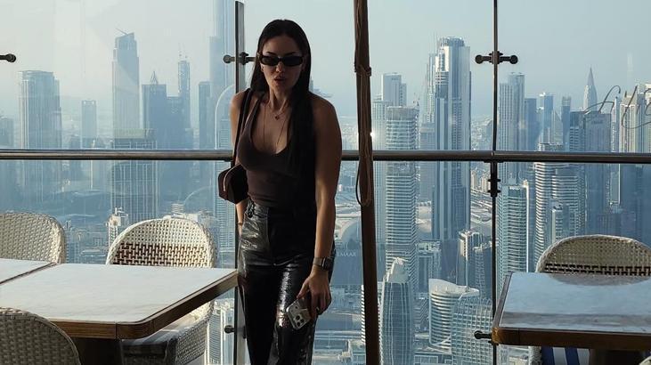 Yeni durağı Dubai oldu Fahriye Evcen pozlarıyla Instagramı salladı