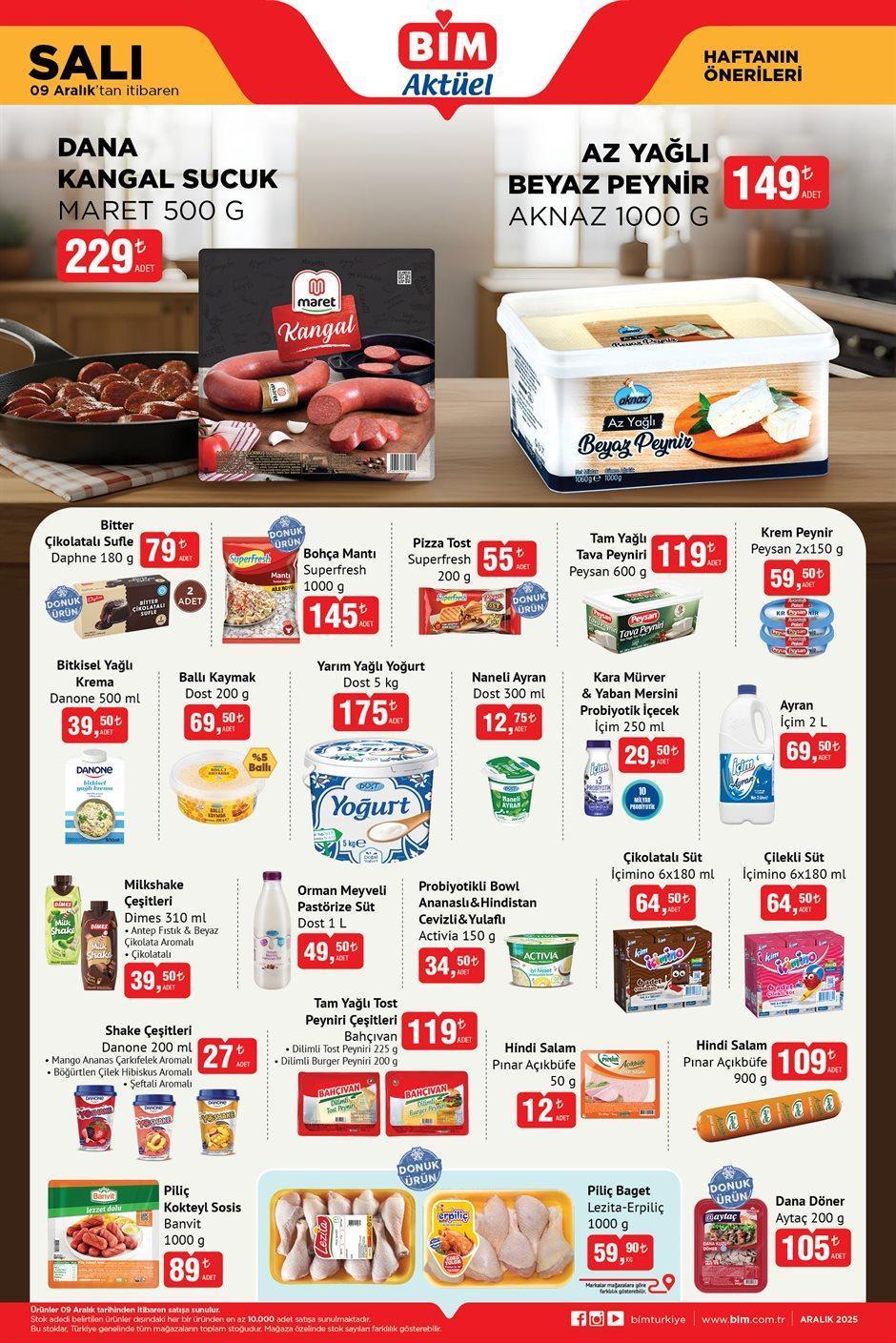 9 ARALIK SALI BİM AKTÜEL KATALOĞU