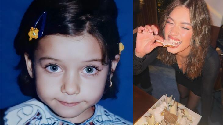 Afra Saraçoğlu 28 yaşına girdi Doğum gününü çocukluk fotoğrafıyla kutladı