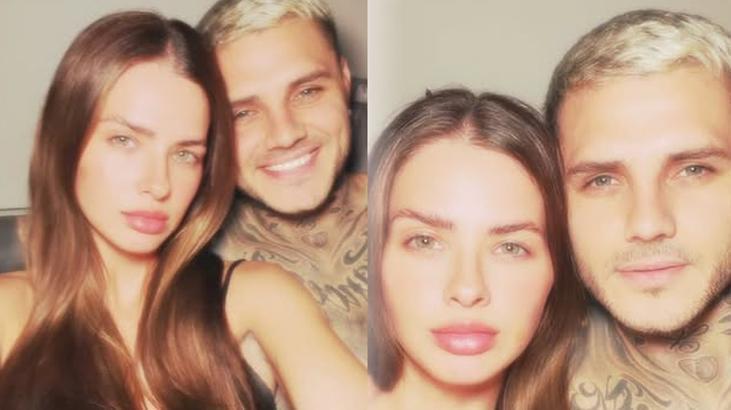 Yüzüğü merak uyandırmıştı Icardi ve sevgilisinden romantik kareler