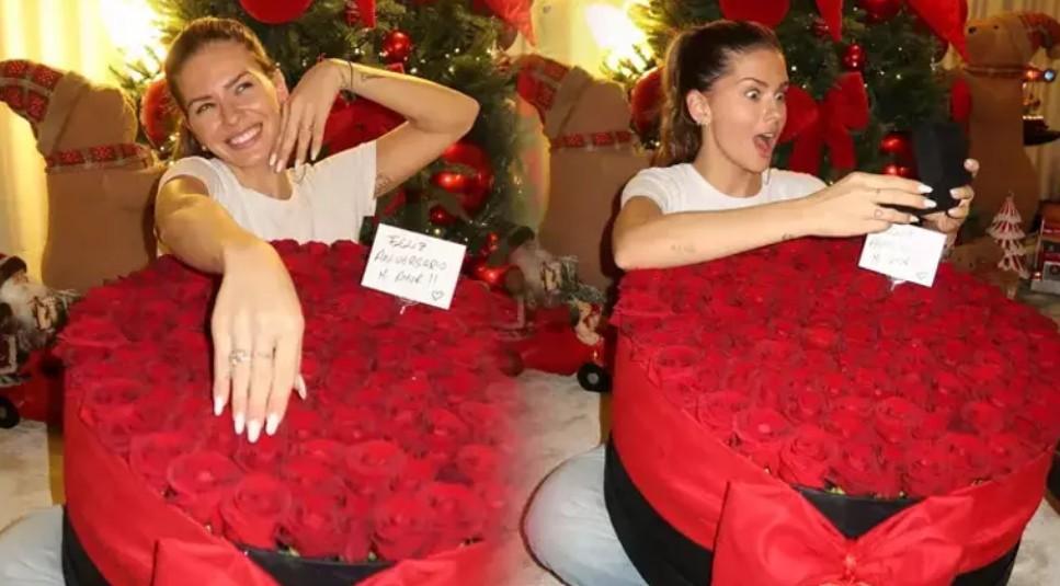 Yüzüğü merak uyandırmıştı Icardi ve sevgilisinden romantik kareler