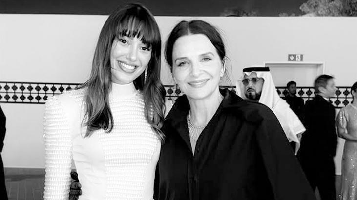 Suudi Arabistandan paylaştı Dilan Çiçek Deniz ve Juliette Binoche yan yana