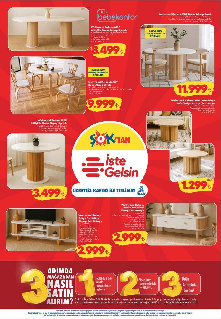 ŞOK 6-9 ARALIK AKTÜEL KATALOĞU