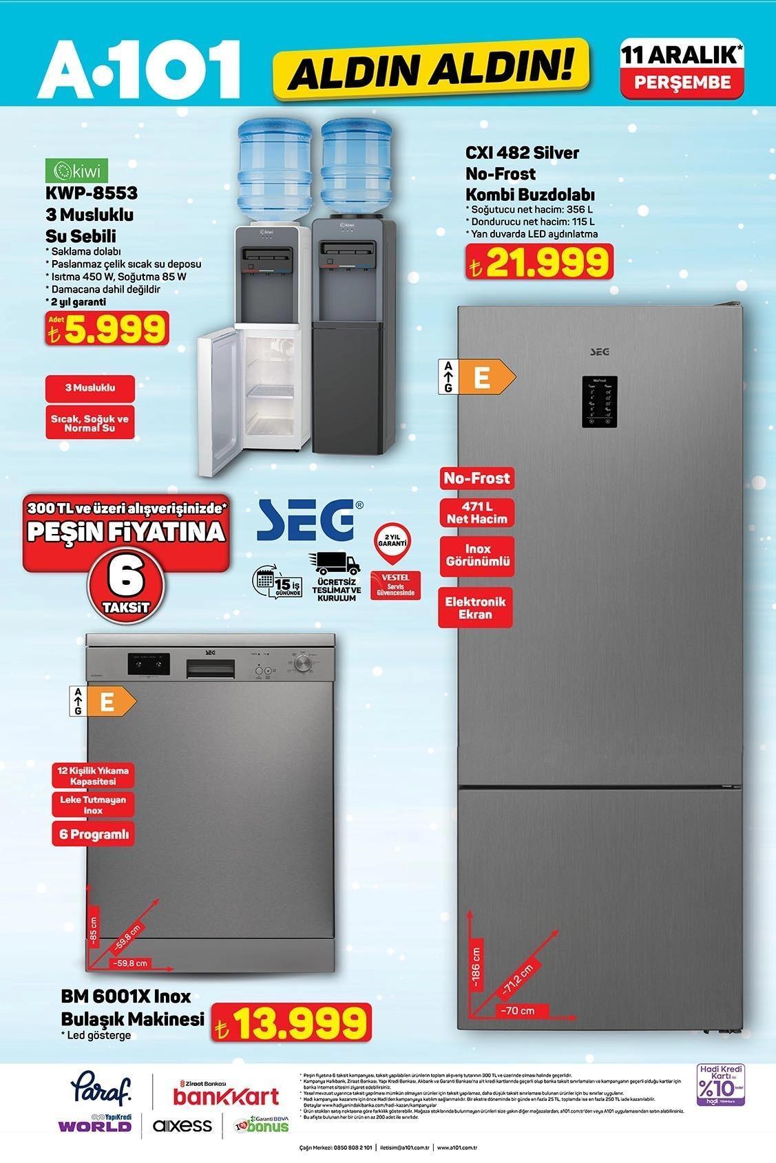 A101 ALDIN ALDIN 11 ARALIK AKTÜEL İNDİRİMLERİ
