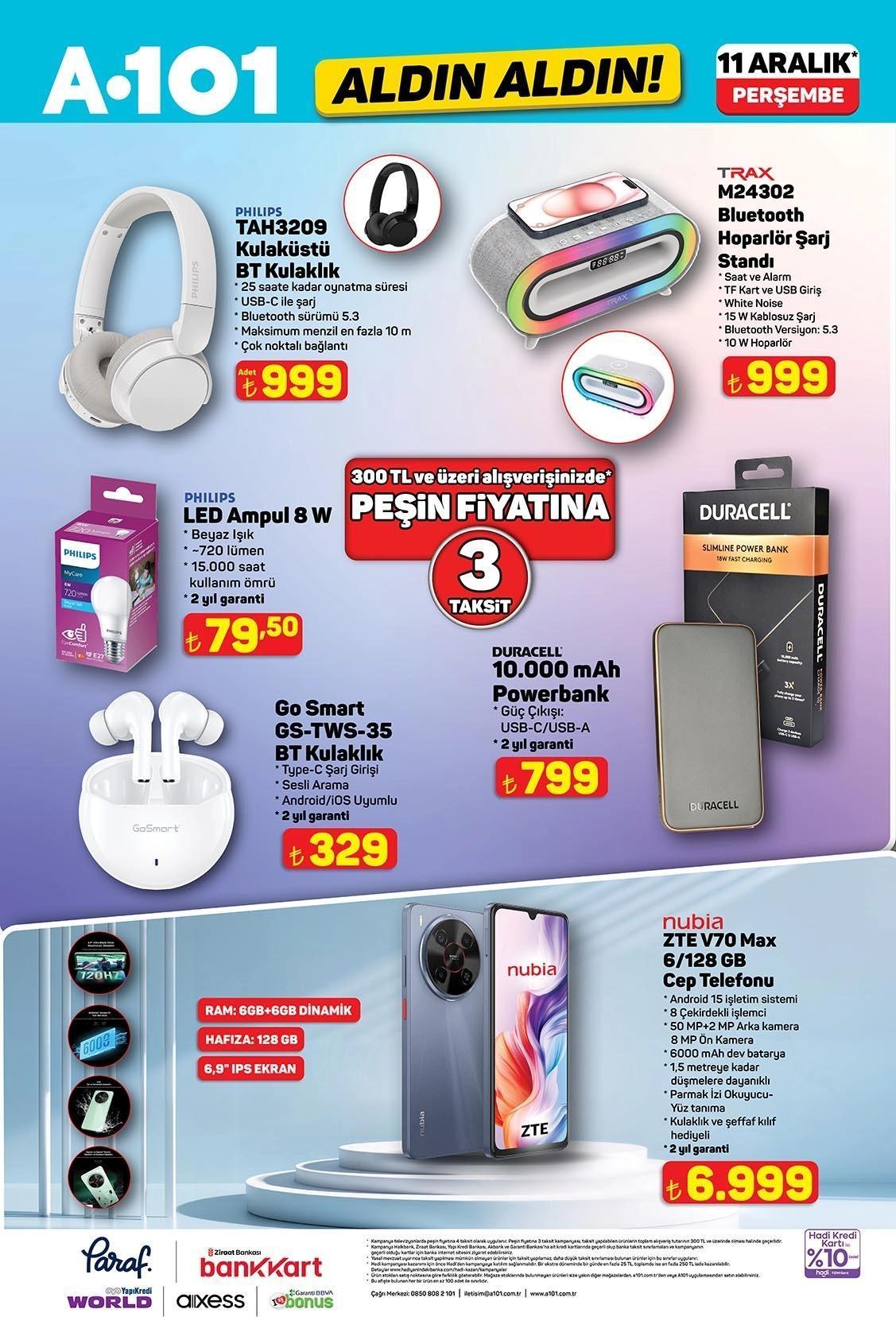A101 ALDIN ALDIN 11 ARALIK AKTÜEL İNDİRİMLERİ
