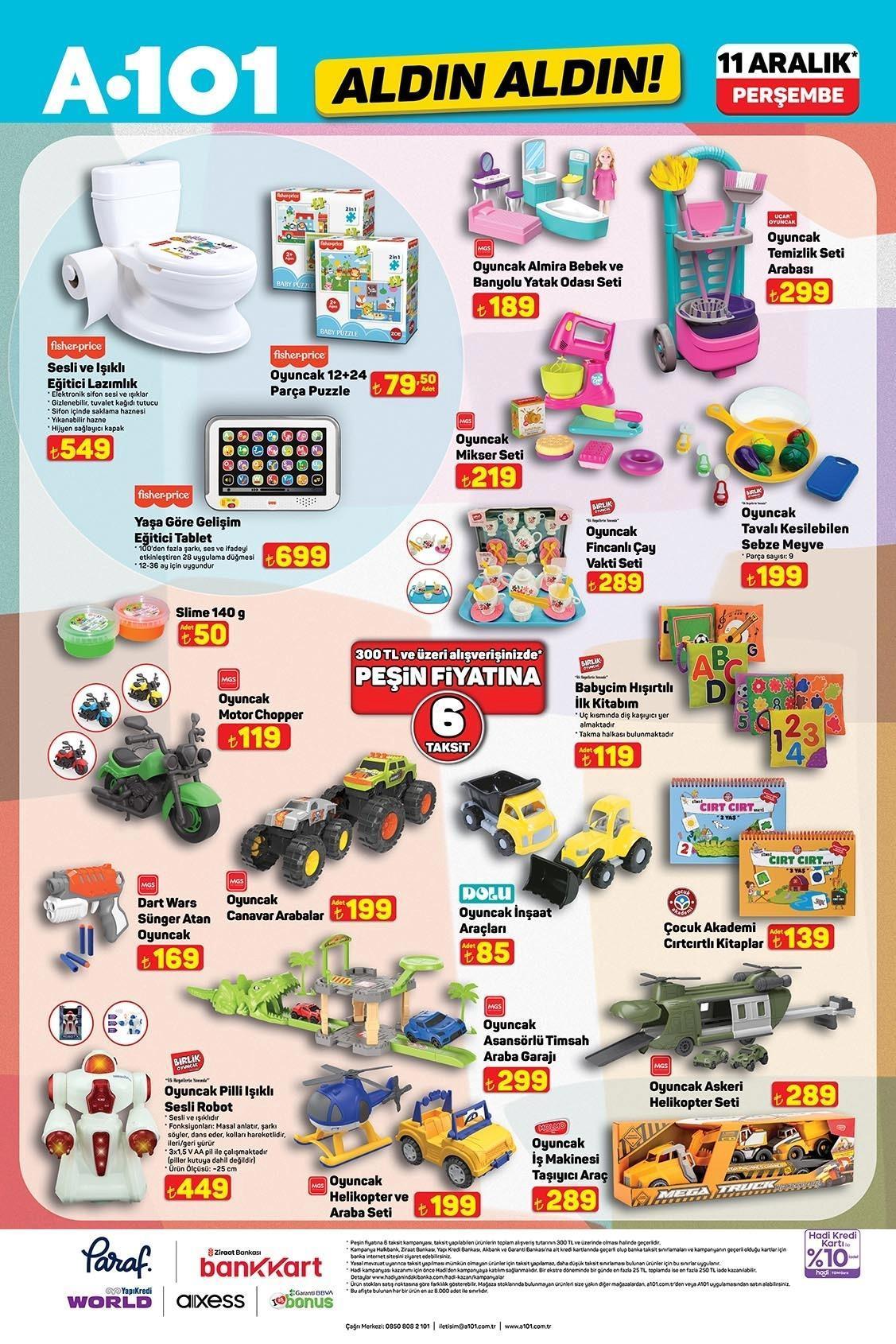 A101 ALDIN ALDIN 11 ARALIK AKTÜEL İNDİRİMLERİ