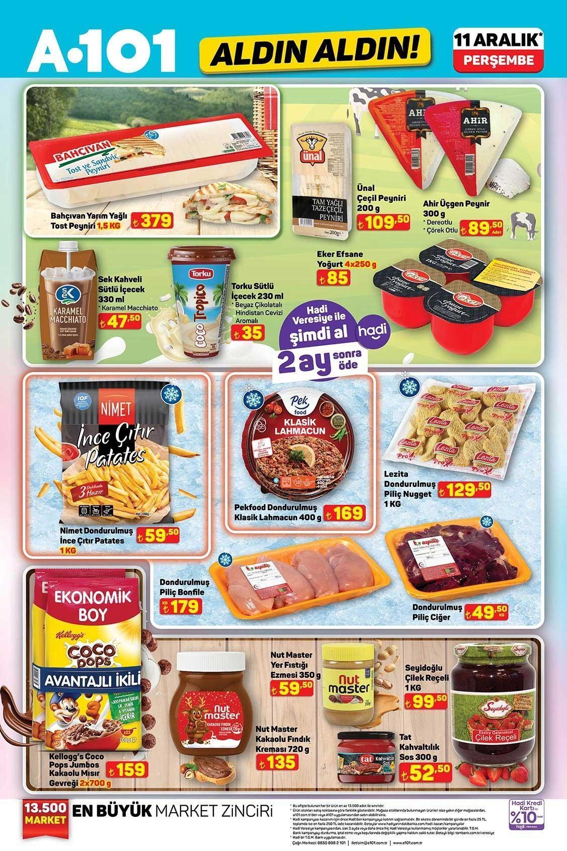 A101 ALDIN ALDIN 11 ARALIK AKTÜEL İNDİRİMLERİ