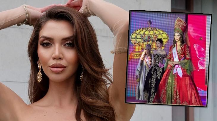 Ülkemizi temsil ediyordu! Şüheda Erkoç 'En İyi Ulusal Kostüm' kategorisinde birinci oldu