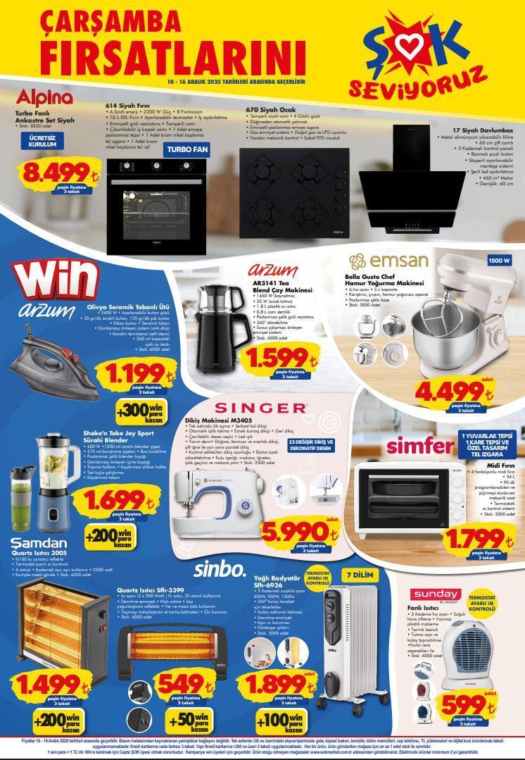 10-16 ARALIK ŞOK HAFTANIN FIRSATLARI AKTÜEL KATALOĞU 10-16 ARALIK ŞOK HAFTANIN FIRSATLARI AKTÜEL KATALOĞU