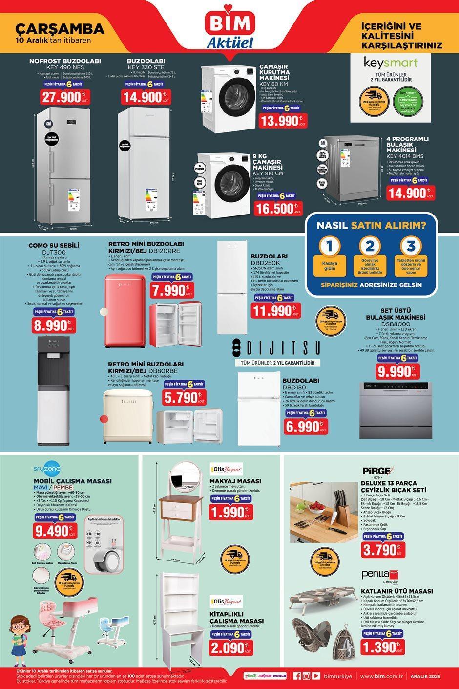 10 ARALIK ÇARŞAMBA EVE TESLİM KATALOĞU
