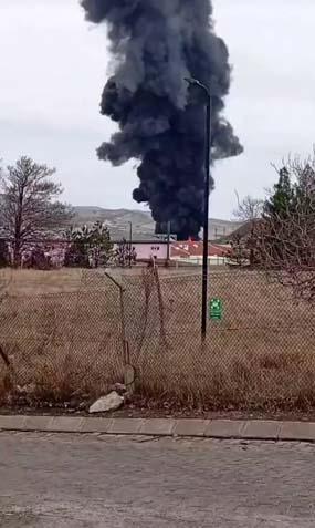 Yer: Kırıkkale Kimya fabrikasında büyük yangın