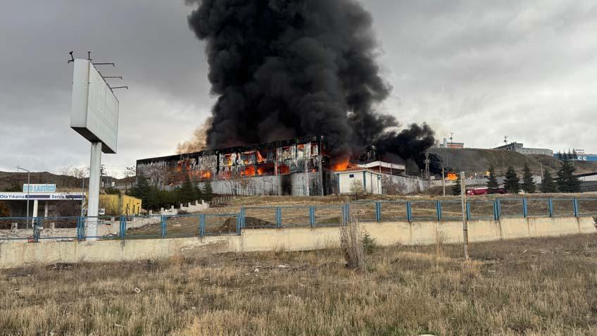 Yer: Kırıkkale Kimya fabrikasında büyük yangın