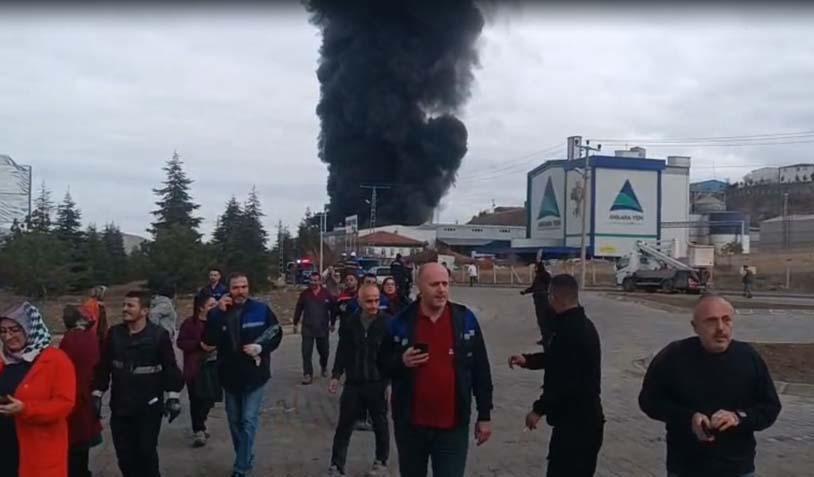 Yer: Kırıkkale Kimya fabrikasında büyük yangın