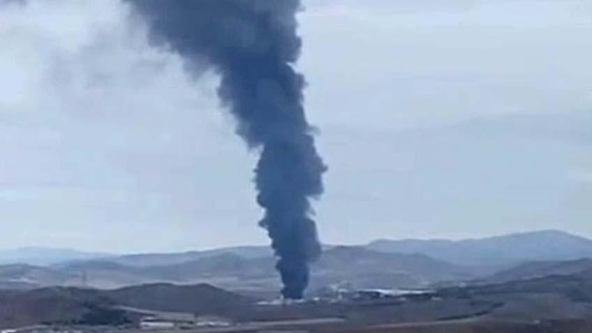 Yer: Kırıkkale Kimya fabrikasında büyük yangın