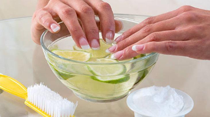 Ne oje ne yağ... Asıl fayda limonda Güçlü tırnakların bakımı bambaşka