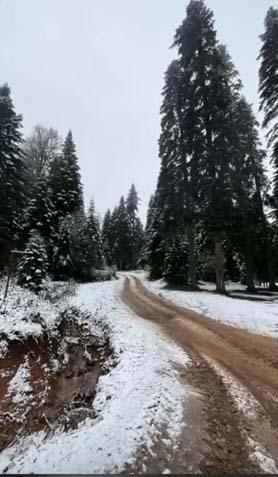 İlk kar görüntüleri geldi Kar kalınlığının 50 santimetreye ulaştı, sıcaklık eksi 20 dereceye düştü