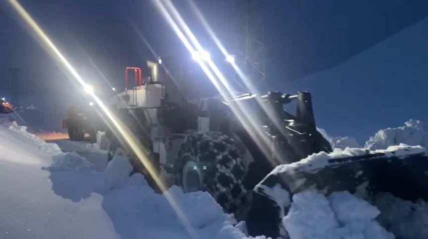 İlk kar görüntüleri geldi Kar kalınlığının 50 santimetreye ulaştı, sıcaklık eksi 20 dereceye düştü