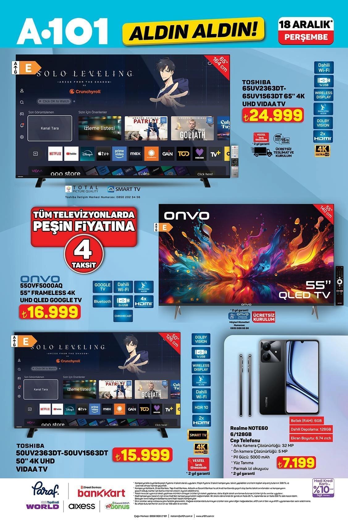 A101 ALDIN ALDIN 18 ARALIK PERŞEMBE AKTÜEL KATALOĞU
