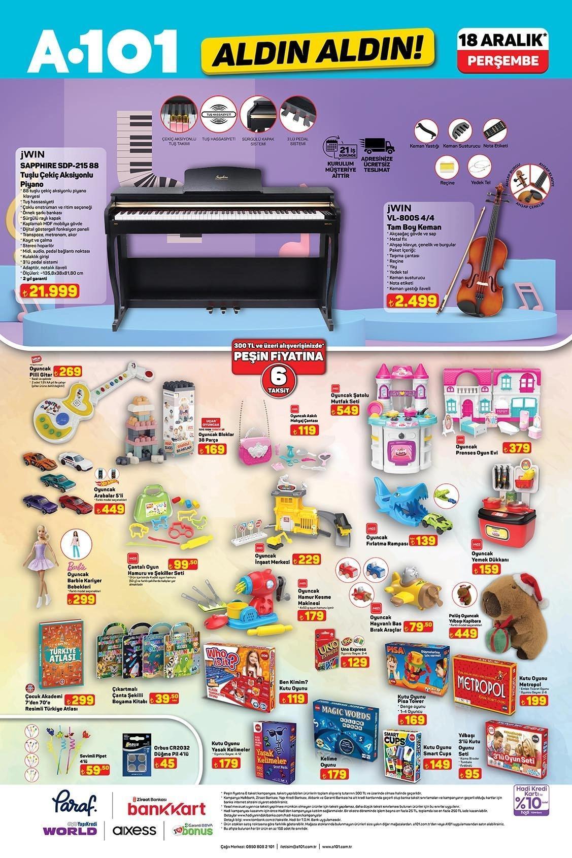 A101 ALDIN ALDIN 18 ARALIK PERŞEMBE AKTÜEL KATALOĞU
