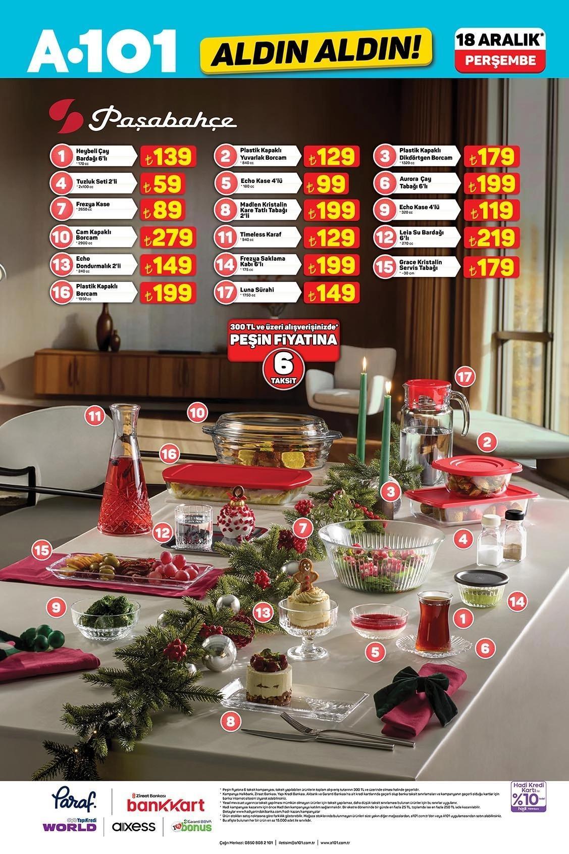 A101 ALDIN ALDIN 18 ARALIK PERŞEMBE AKTÜEL KATALOĞU