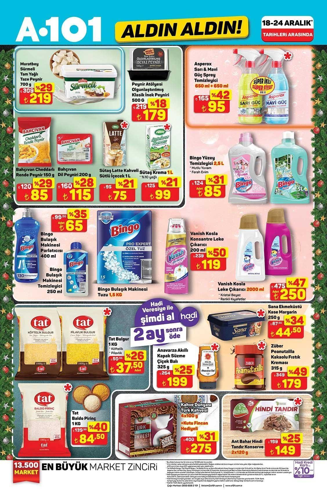 A101 ALDIN ALDIN 18 ARALIK PERŞEMBE AKTÜEL KATALOĞU