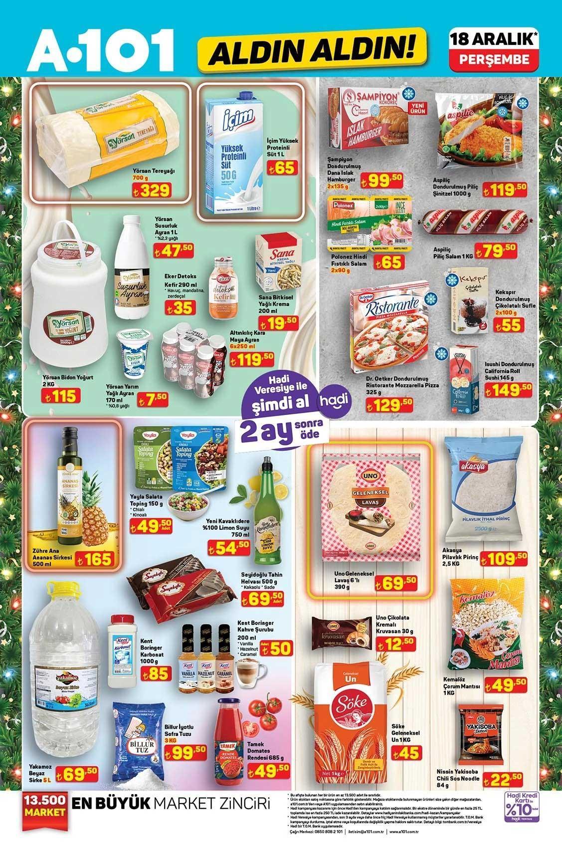 A101 ALDIN ALDIN 18 ARALIK PERŞEMBE AKTÜEL KATALOĞU