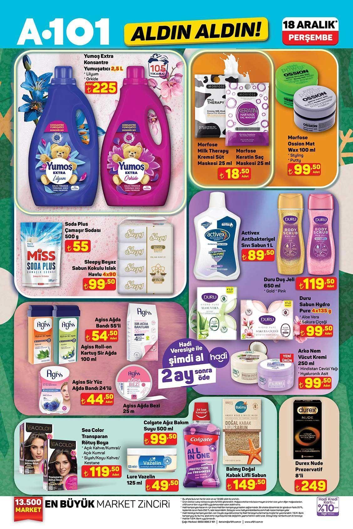 A101 ALDIN ALDIN 18 ARALIK PERŞEMBE AKTÜEL KATALOĞU
