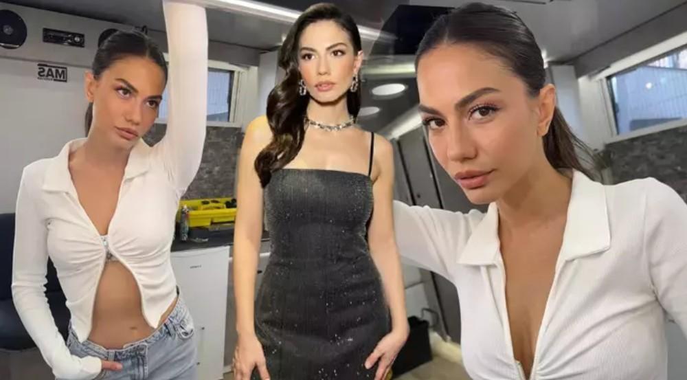 Her paylaşımı olay Demet Özdemir’den ayna karşısında poz