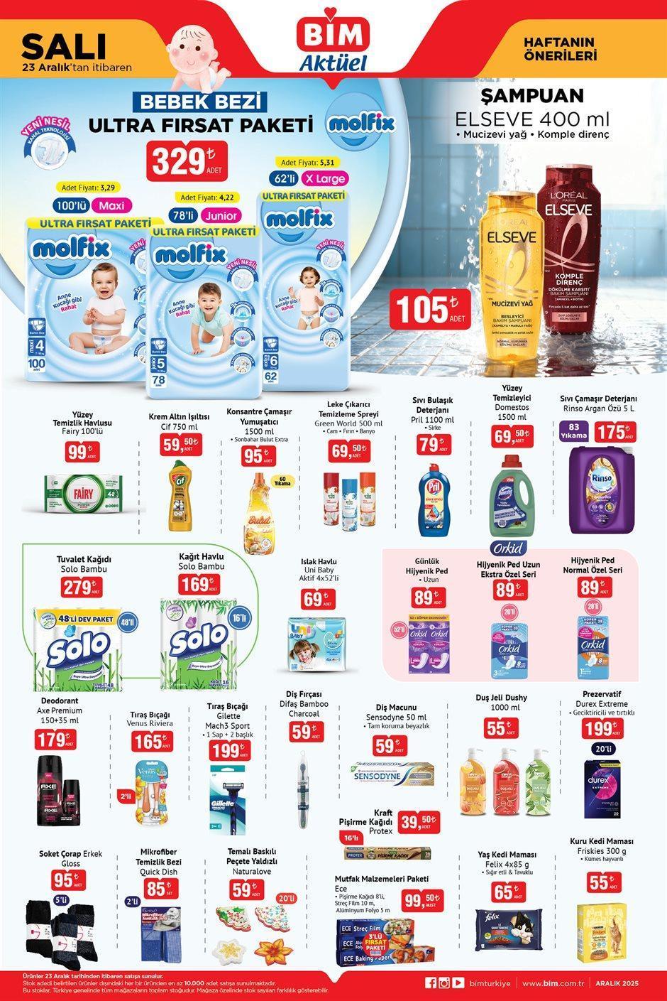 23 ARALIK SALI BİM AKTÜEL KATALOĞU