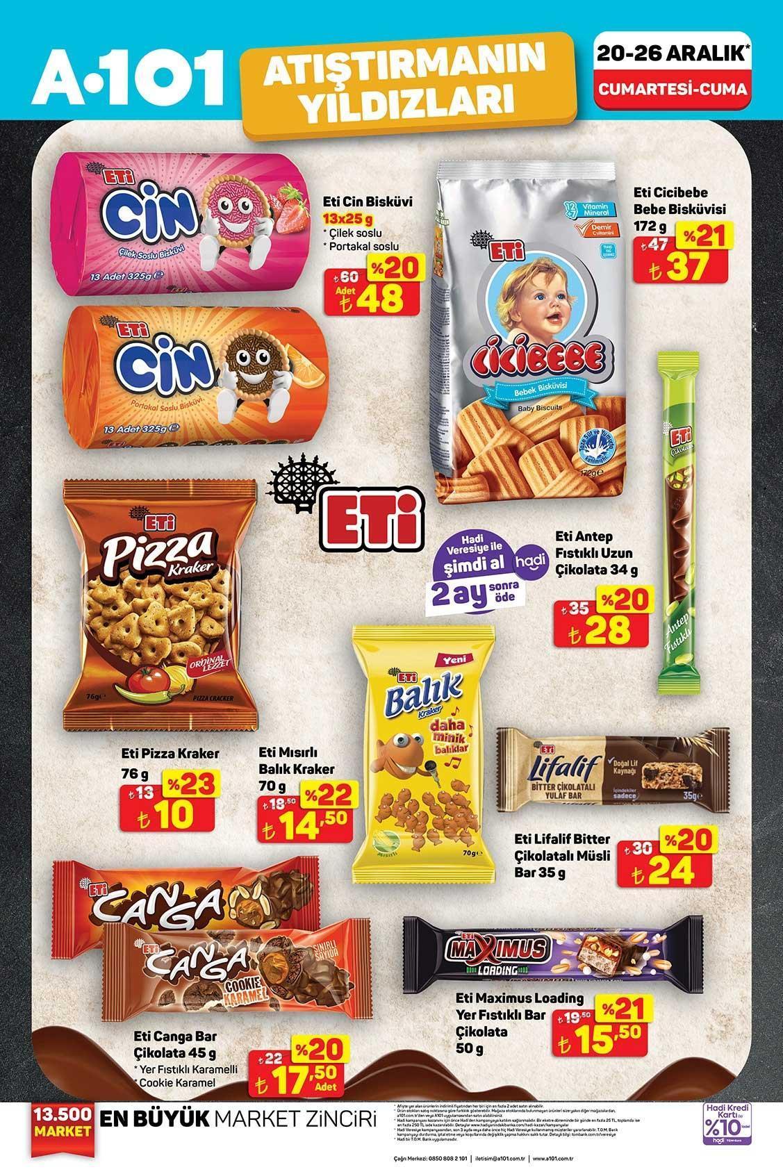 20-26 ARALIK HAFTANIN YILDIZLARI A101 AKTÜEL KATALOĞU