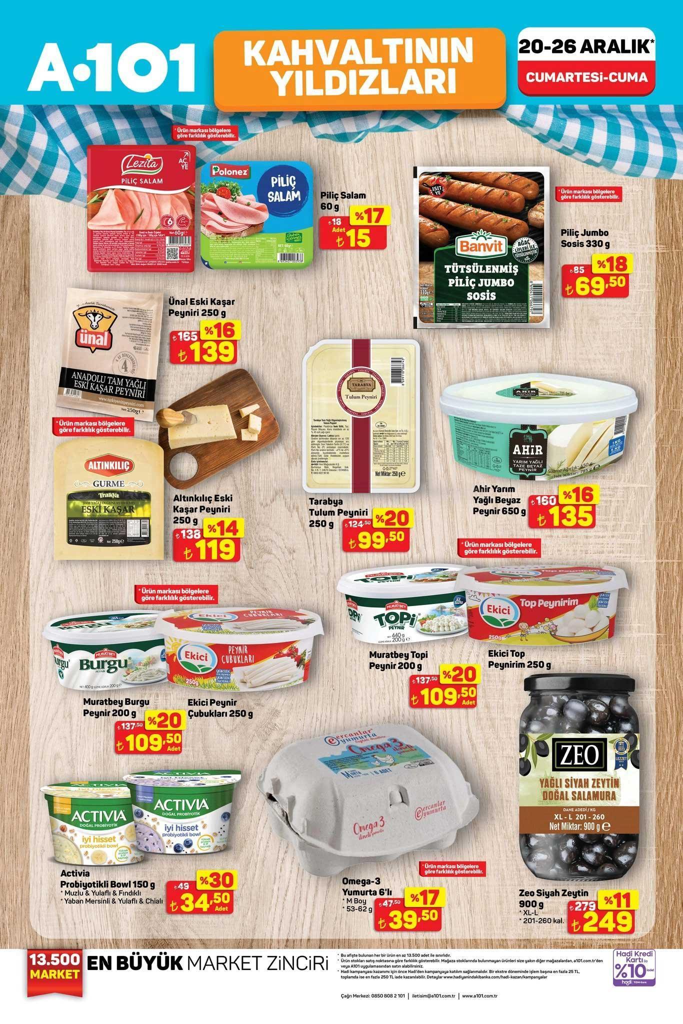 20-26 ARALIK HAFTANIN YILDIZLARI A101 AKTÜEL KATALOĞU