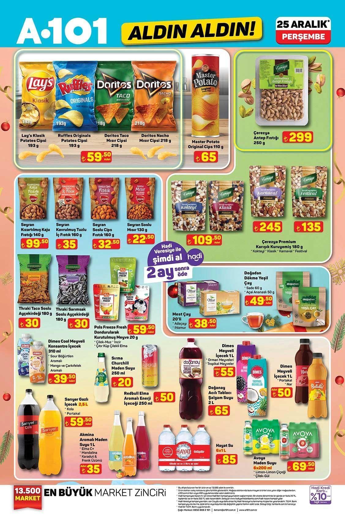 25 ARALIK A101 ALDIN ALDIN AKTÜEL KATALOĞU
