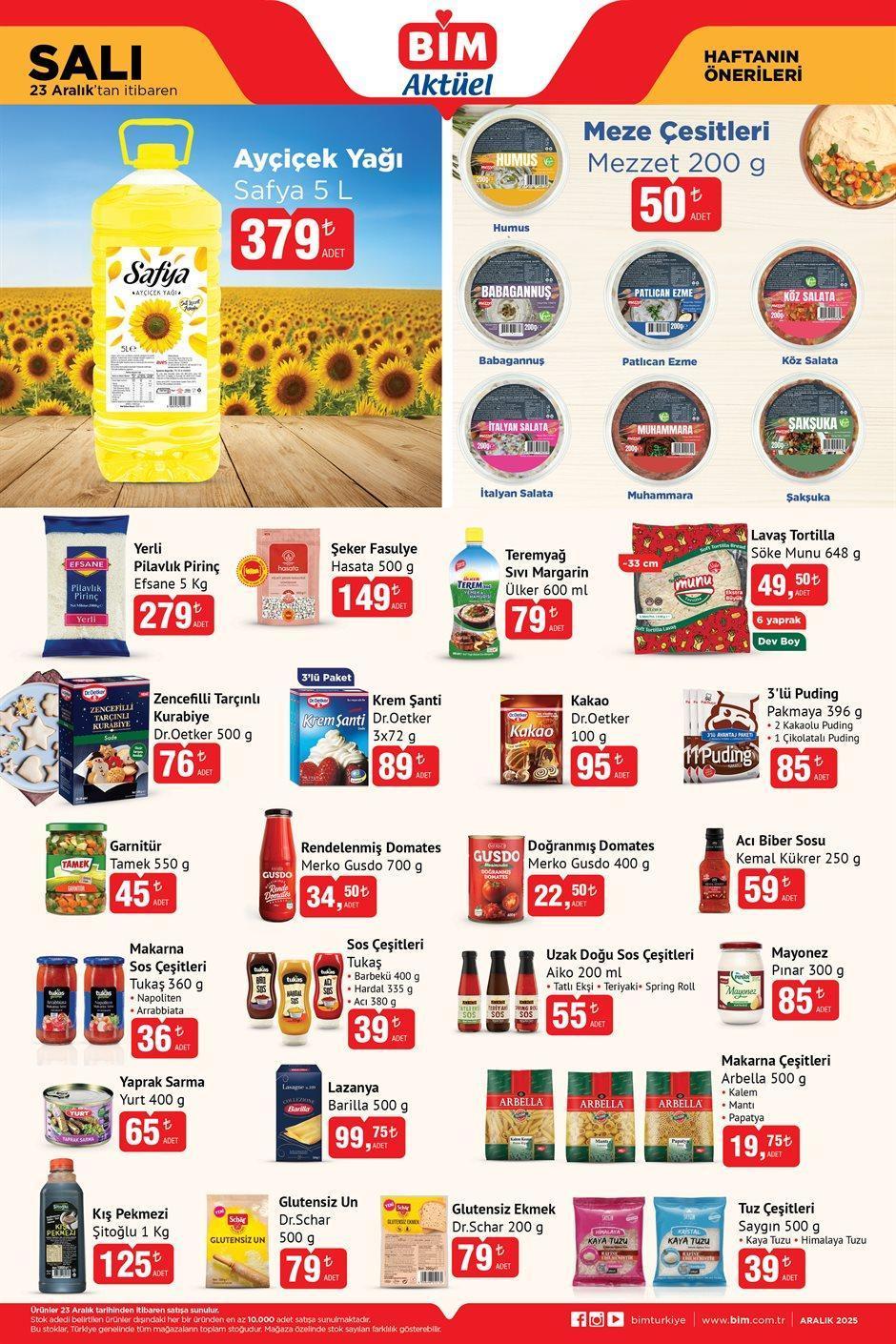 23 ARALIK SALI BİM AKTÜEL KATALOĞU