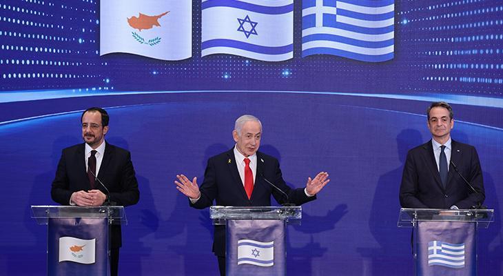 SON DAKİKA HABERLER: İsrail, Yunanistan ve Güney Kıbrıs'ın Doğu Akdeniz hayali! 'Türkiye'yi bypass eden rota, köşeye sıkıştıracağız'