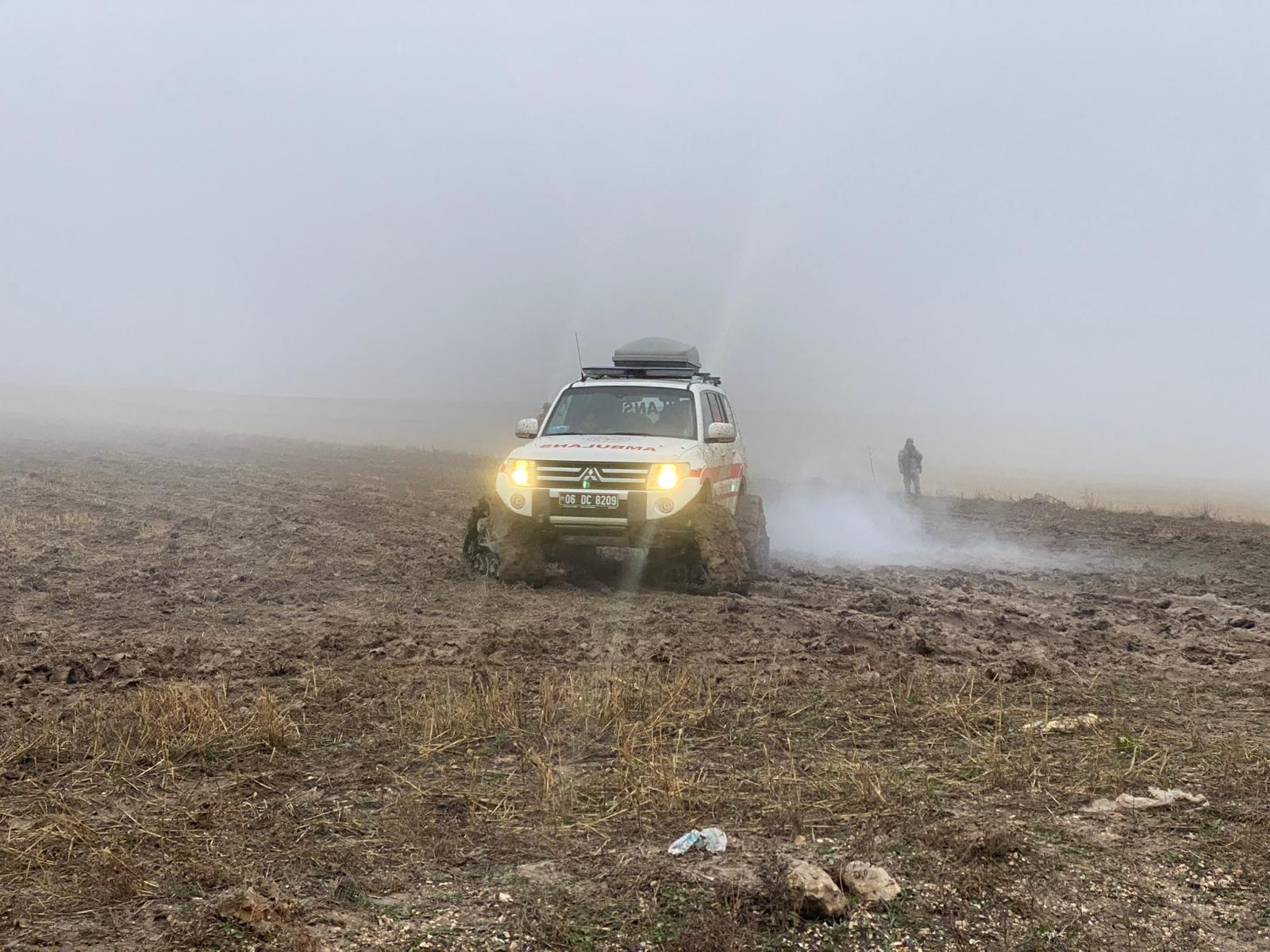 Ankarada Libya heyetini taşıyan uçağın enkazına ulaşıldı Ankarada Libya heyetini taşıyan uçağın enkazına ulaşıldı